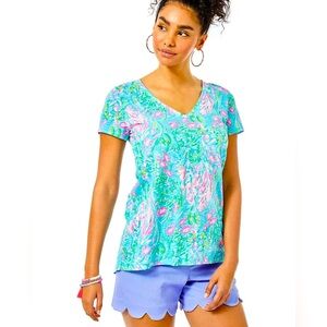 Lilly Pulitzer Etta V-Neck Top